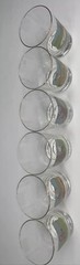 VTG Set Of 6 ASHBY – GOLF Glass Cups-Cocktail TUMBLER – GOLF Themed Glass COMEDY