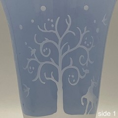 Slant Collections Winter Wonderland 3pc Water Goblets/Glasses 1994-2018 6″t 16oz