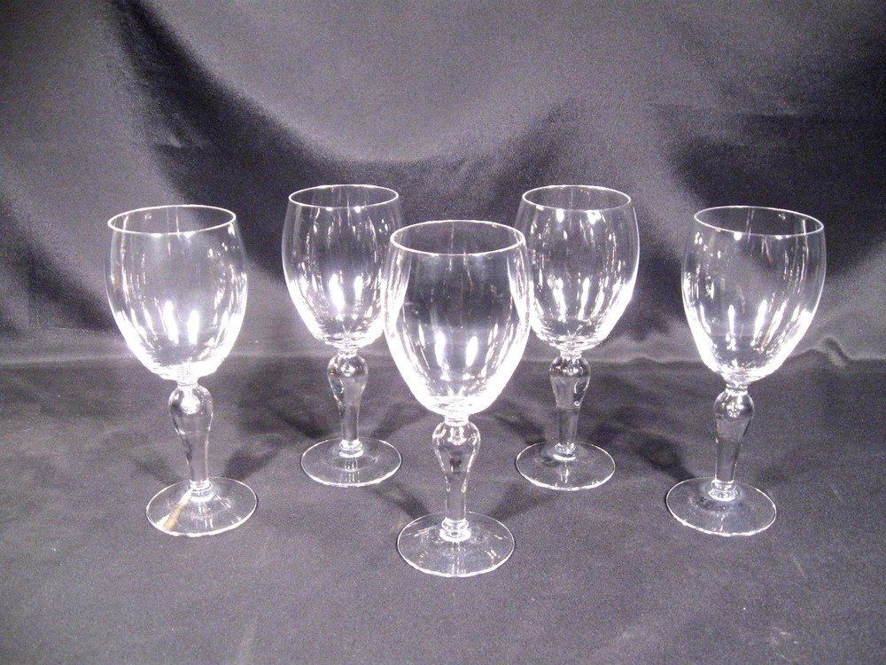 Corcoran Teardrop Clear Wine Glasses Set of 5