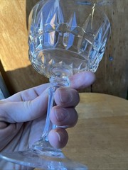 Cristal D’Arques-Durand CHANTELLE Crystal Champagne/Tall Sherbet 5.5” tall
