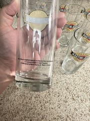 VTG Martini & Rossi Italian Iced Tea Glass Set (11) -Distinct Size-Tumbler 1994