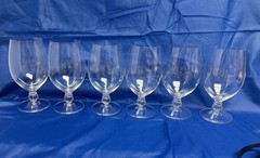 Set of 12 Rondelle (Plain Bowl, No Trim)by GORHAM CRYSTAL (Very Rare)