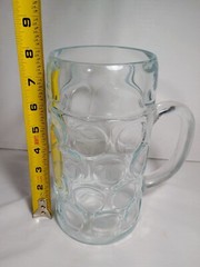 Vintage 40 oz Sears Anchor Hocking (1937-1968) Craftsman glass Bierkrug
