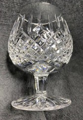 Waterford Crystal Ballybay Balloon Brandy Snifter Glass Footed Retired Set 4 VTG
