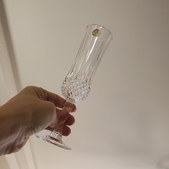 NEW Longchamp Crystal d’Arques 24% Lead Crystal Wine Glasses 5.75 oz Set Of 4