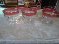 Set of 6 Kings Crown 3 1/8″ – 5 1/2 oz Sherbet Goblets