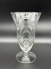 Cambridge Glass Caprice Crystal Clear Footed Ice Tea Tumbler Stem 12 oz