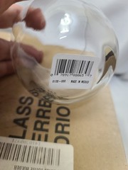 Crisa Glass Plain Clear 11.2oz 6130-000 Roly Poly Tumblers Lot of 12 Full Case