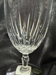 NEW/ tags signed Platinum Waterford Crystal Iced Tea glasses «WYNNEWOOD pattern