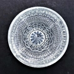 4 Anchor Hocking Wexford Beverage Tumblers 11oz Diamond 5 1/2″ Drinking Glasses
