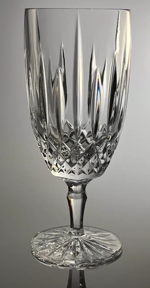 Mikasa Crystal Old Dublin Iced Tea Glass 7 1/4” Tall EUC