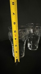 Vintage Princess House «Soda Shop» Style Drinking Glasses, Pair 10oz Ea