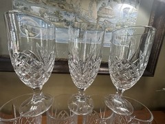 Godinger Dublin Shannon Crystal Iced 14 Oz Beverage Glass 7.75”H EUC 7