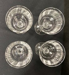 Southern Living Gallery Collection CRYSTAL OPTIC 7 5/8″ Wine Water GLASSES