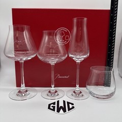 Baccarat Chateau Degustation Glasses Set Clear Crystal 4 Pieces NIB 2811925