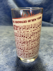 VTG State Song Souvenir Glass 5″ New York