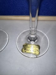 Cristal de Paris Champagne crystal flutes set of 2