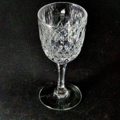 WEBB THOMAS NORMANDY SHERRY GLASSES, Cut Crystal, 4 3/4″, 3 Oz, ENGLAND, 4PCS