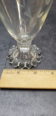 Set 4 Anchor Hocking Berwick Boopie Ball Laurel Leaf Glass Barware
