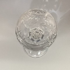 nachtmann traube crystal glass Clear Tall Hock Wine 8.25” H blown glass Germany
