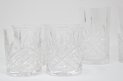 Godinger Dublin Double Old-Fashioned and Highball Glasses, Set of 7