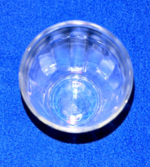 Hazel Atlas Glassware Jar Glass 3.5 inches tall 6 ounces Juice Glass