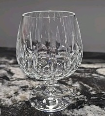 SET OF 4 – Vintage Schott Zweisel GARDONE Crystal Brandy Glasses Snifters
