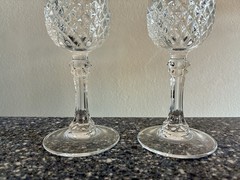 Set Of 2 VTG Cristal D’Arques Paris Longchamp Champagne Flute Glasses 4 Oz