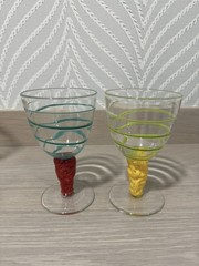Pean Doubulyu Wonkie Glass conical goblet – Signed Dated 2010