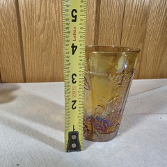 Vintage Indiana Glass Harvest Grape Marigold Carniva Glass Tumbler Juice Glass