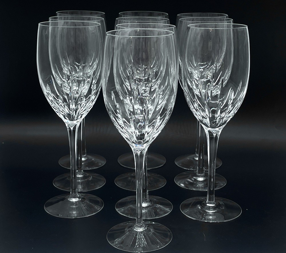 (10) Lenox «Starfire» Allegro Shape Water Goblets