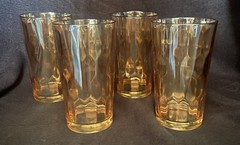 Hex Optic Iridescent By Jeannette 5” Flat Tumbler