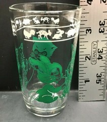 Vintage Cats Kittens & Bunnies Rabbits Swanky Swig Juice Glass