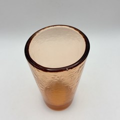 Fire and & Light Recycled Glass 16 oz Tumbler Copper 6 Inches