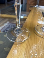Set of 2 Cristal D’Arques Longchamp Water Goblets Bar Stemware Crystal