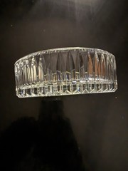 WATERFORD WINE / CHAMPAGNE COASTER, Cut Lead Crystal, 4 7/8″, RETIRED PIECE