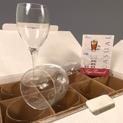 8 Luigi Parmioli Michelangelo Masterpiece 16oz Blown Crystal Gourmet Goblets NEW