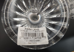 Mikasa Park Lane Goblets – Set of 4 – Lead Crystal – New in Box!