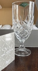 Shannon Crystal Dublin 14 oz Water Goblets Stemmed Beverage Glasses NEW Set Of 4
