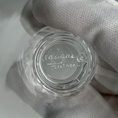 Set Of 6 Lalique France Crystal Saint Hubert Bordeaux Wine Glasses 5 1/4″ (Read)