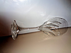 Gorham Blown Crystal Wine Glass Water Goblet Ardent 8 Oz Height: 7 5/8 In