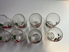 Crab Apple Juice Glasses Set by Blue Ridge Southern Pottery