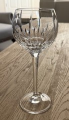 Mikasa Crystal Arctic Lights 4 Wine Hock Glasses 8-1/4”