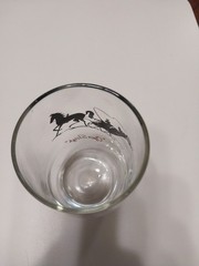 Anchor Hocking Silhouette Clear Glass Tumbler Open Sleigh Roly Roly 13 oz