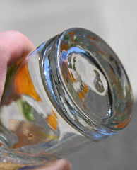 Global Amici Fresh Hand Blown Fused Mosaic Art Glass Highball Tumbler Multicolor