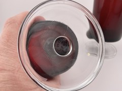2 Arcoroc Luminarc France Ruby Red Glasses 5″ Wine Cocktail Cordial 8 oz – LR3