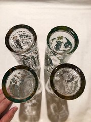 Tikiland Trading Co Tiki Tony Tall Highball Glasses Set of 4 Cocktail Tumblers