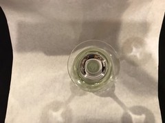 BACCARAT «France» ‘CHARTREUSE’ CRYSTAL RHINE WINES Glass 9” tall acid etched