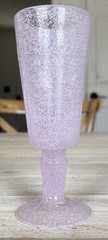 Memento Synth Pink Flute Glass 6 7/8”