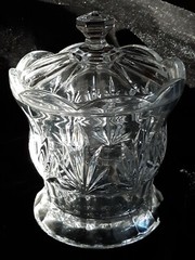 Crystal Cookie Biscuit Jar By Crystal Royal Limited 10″ high